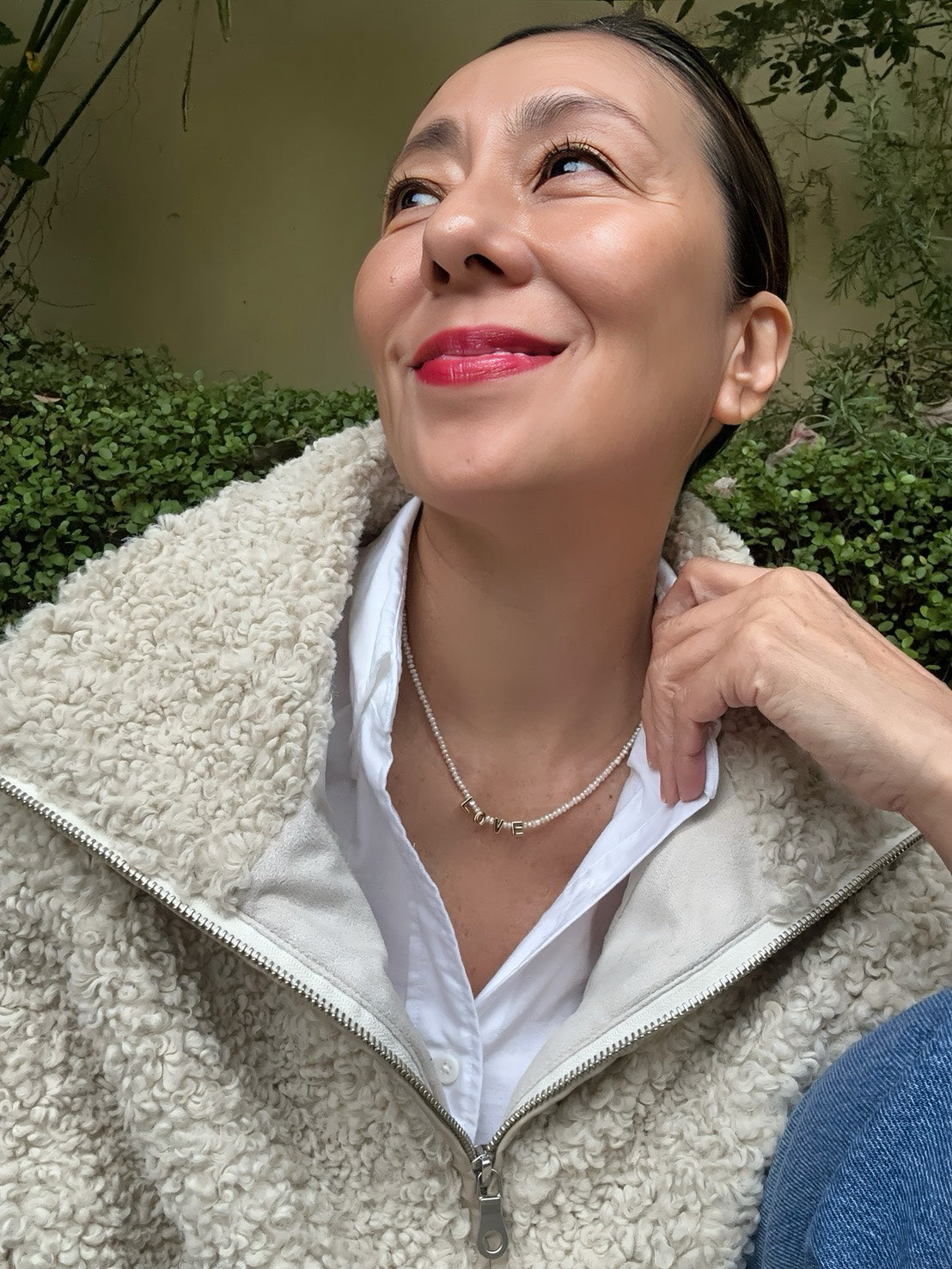 新作オリジナルパールネックレス × ゴールドフィールド