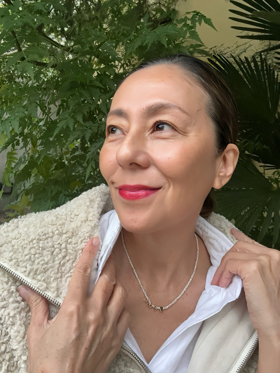 新作オリジナルパールネックレス × ゴールドフィールド