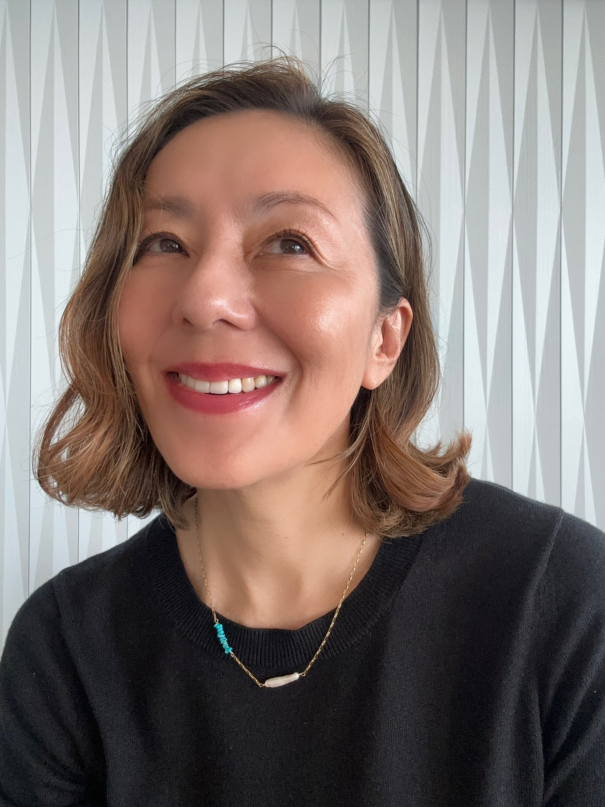 【受注販売】パール × ターコイズネックレス "Inner Peace Necklace"