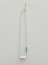 【受注販売】パール × ターコイズネックレス "Inner Peace Necklace"