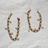 Flow by the Sea – Pearl & Coral Bracelet