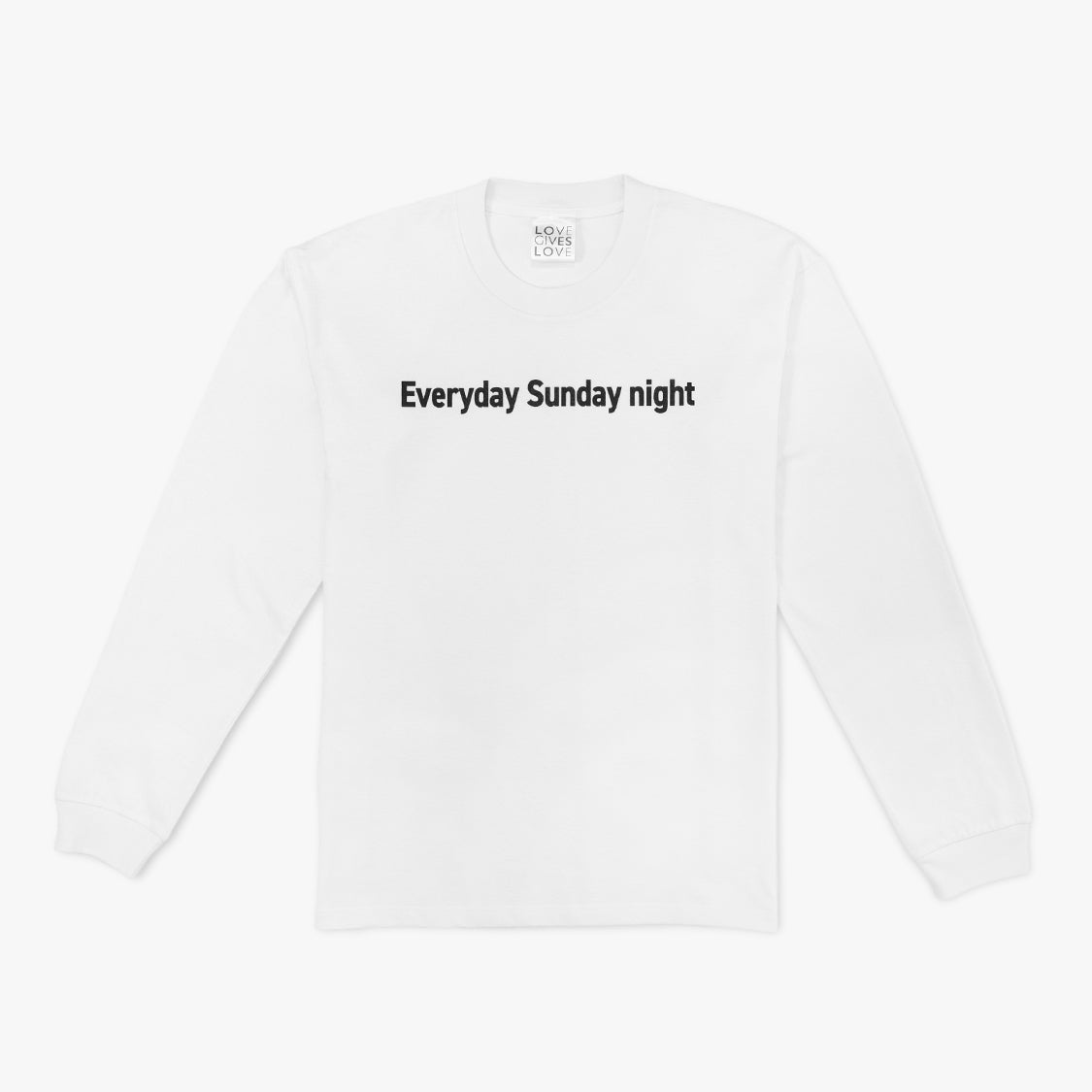 オリジナルロゴTシャツ / ホワイト – Love Gives Love