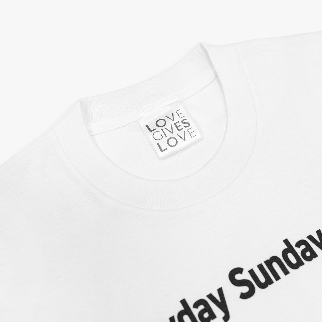オリジナルロゴTシャツ / ホワイト – Love Gives Love